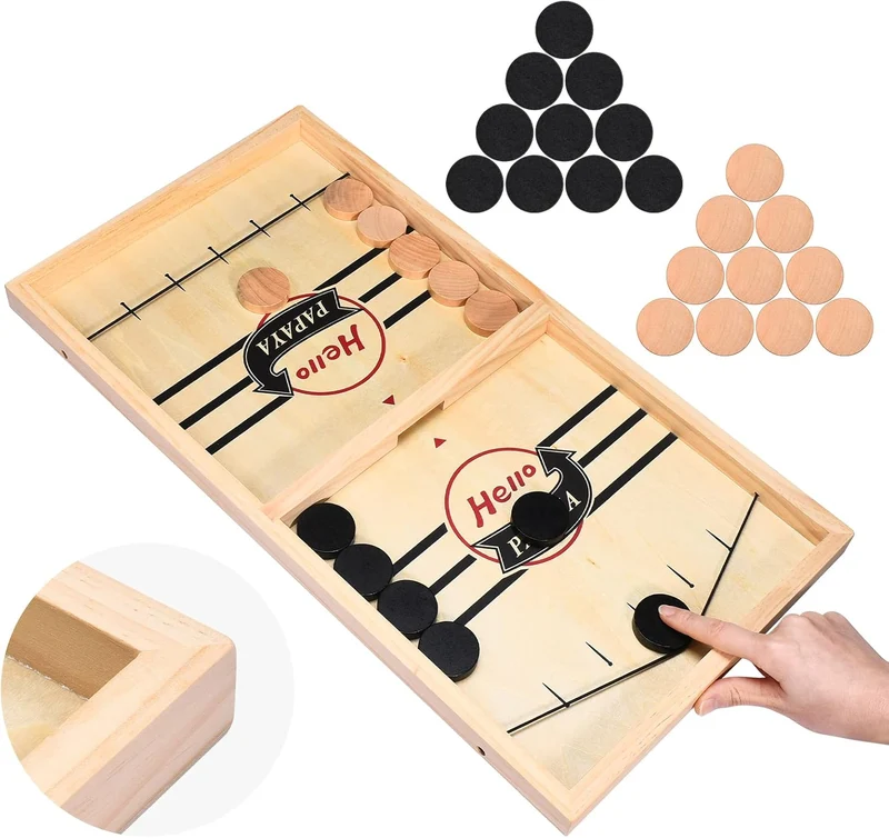 Jeu de palets rapide en bois
