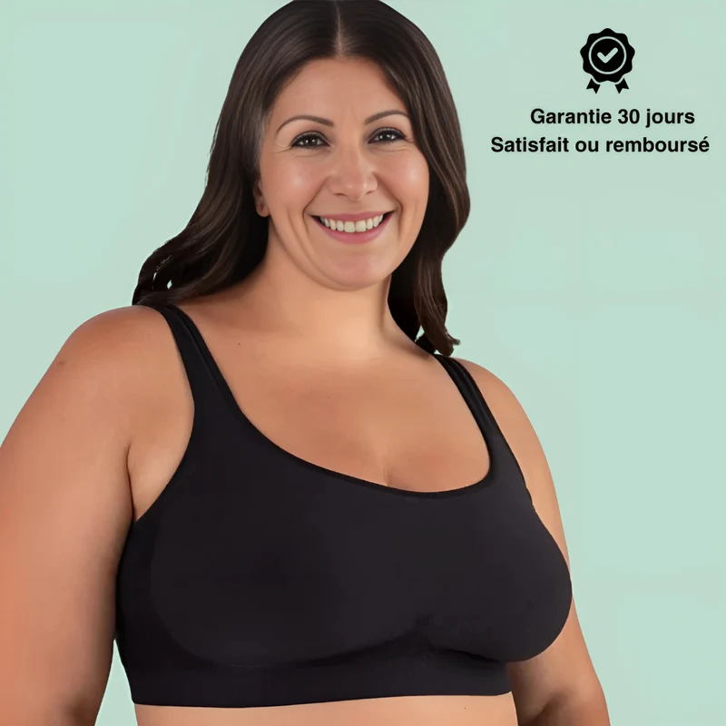Soutien-gorge sans armatures confortable grande taille