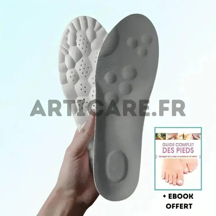 Semelles ergonomiques 4D ArtiCare