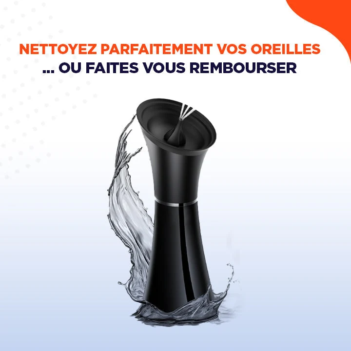 EarClean – Doux et efficace nettoyage auriculaire par jet d’eau
