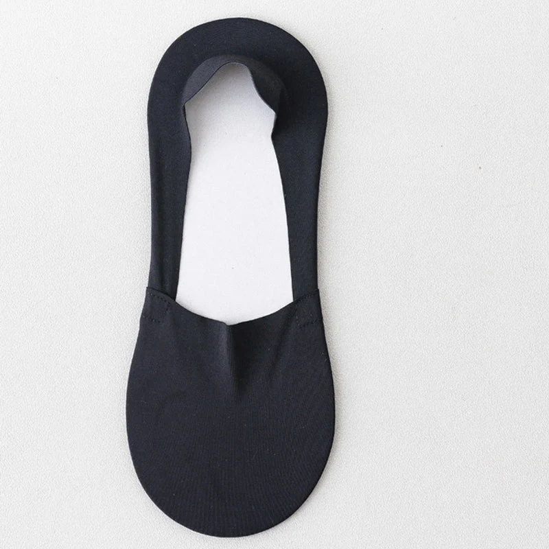 Chaussettes confortables et antidérapantes en soie glacée