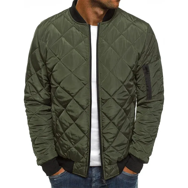 Dale | Veste en coton à motif losange
