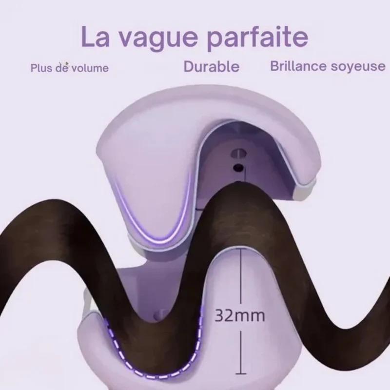 Fer à onduler 2-en-1 – Lisseur & Waver professionnel