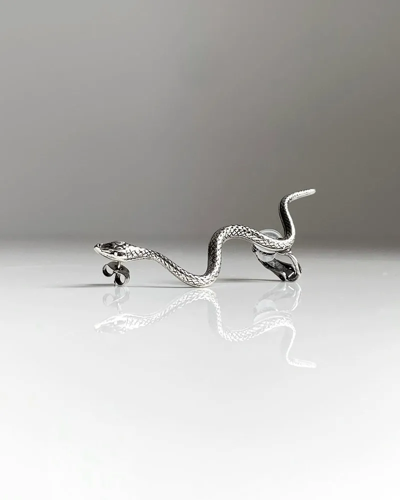 Boucle d'oreille serpent