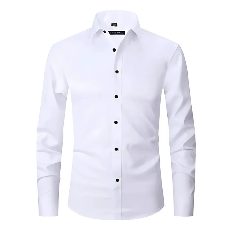 Chemise Homme Slim Respirante & Anti-Froissement