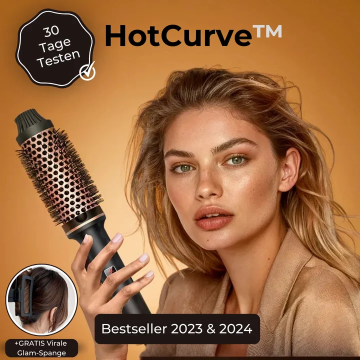 HotCurve - Brosse de coiffage 3-en-1