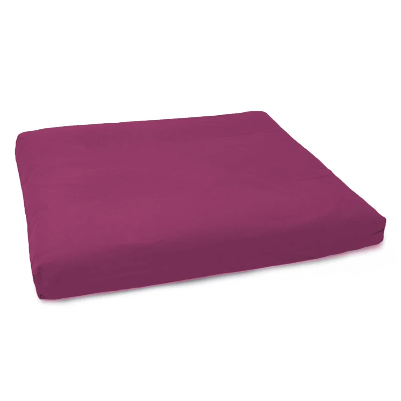 Futon - basic - boysenberry - organic cotton - 70 x 60 cm