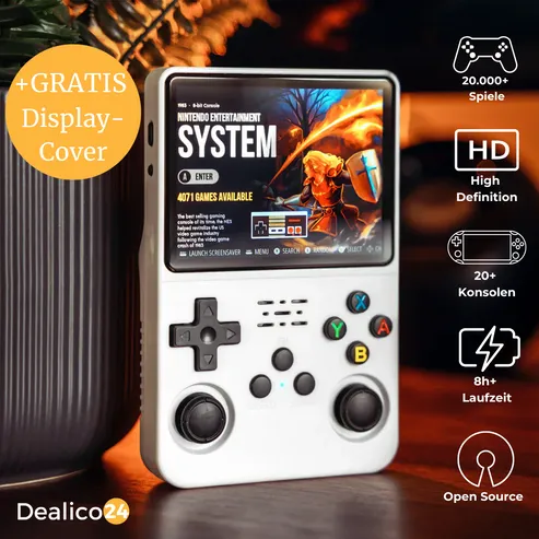 Console de jeu rétro portable avec plus de 20 000 jeux