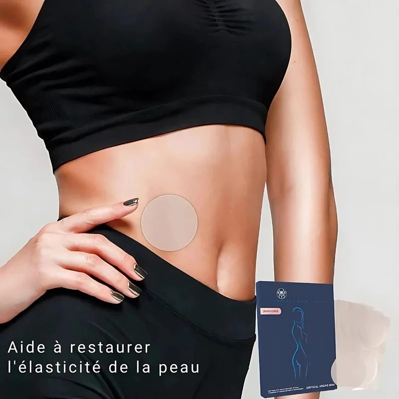 Patch abdominal chauffant