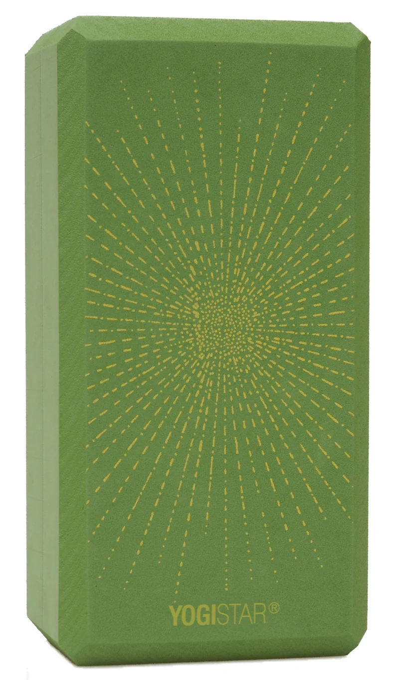 Yogablock yogiblock® basic - art collection - sparkling sunray - kiwi