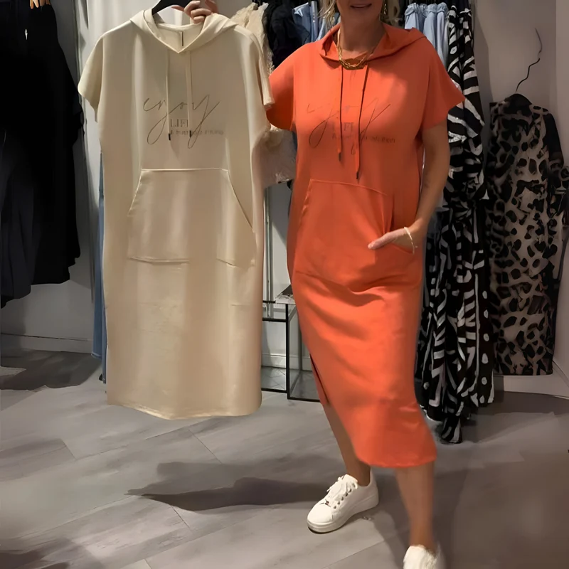 Robe à capuche confortable pour femmes