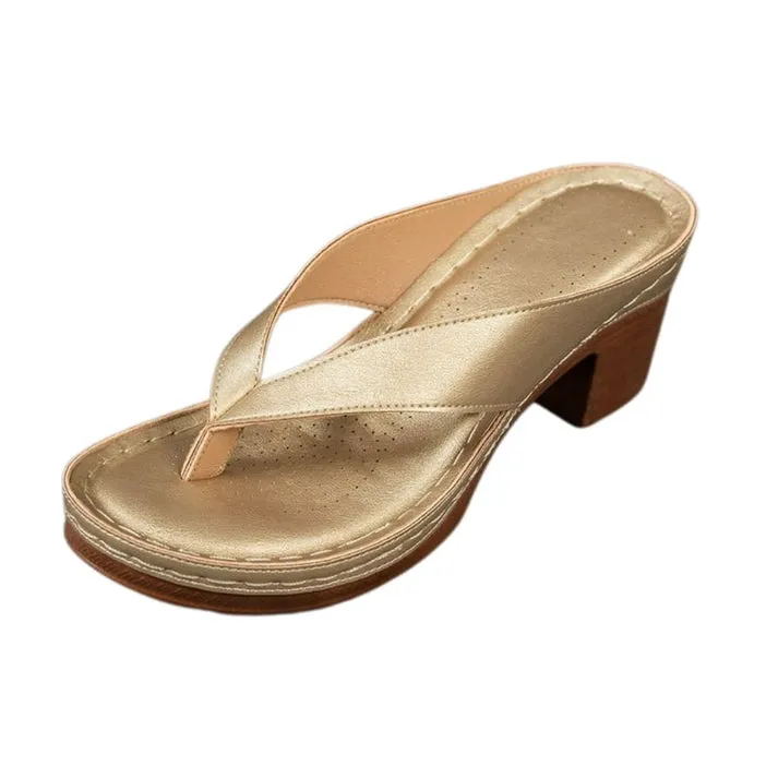 Sandales ergonomiques à talon