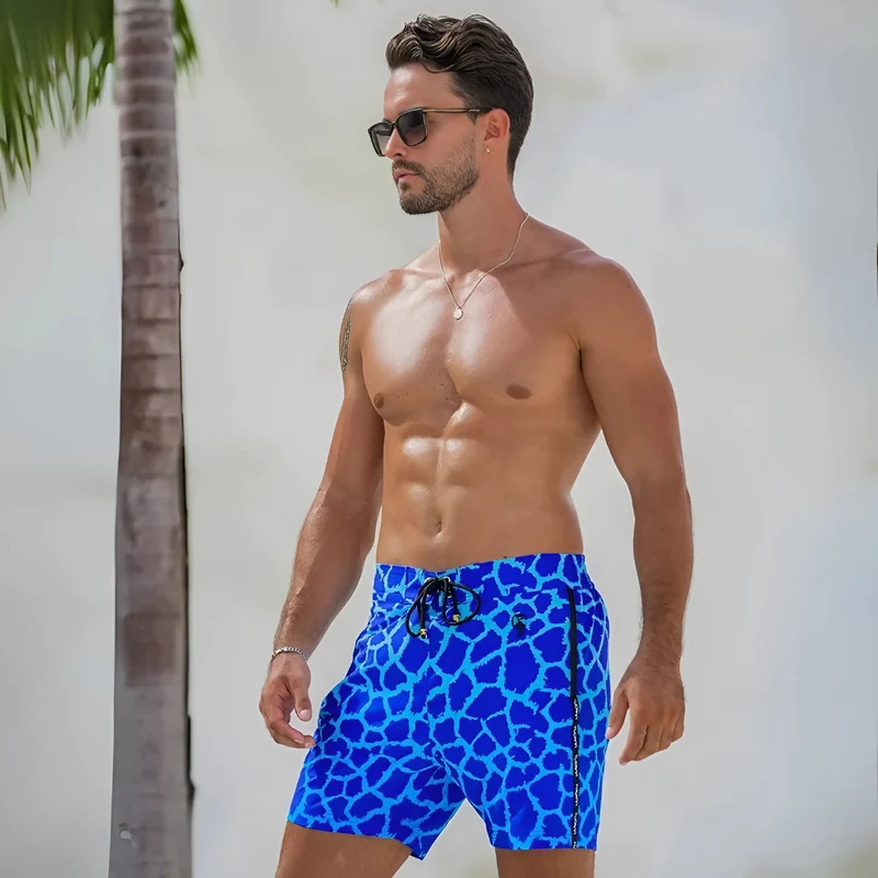 Short de bain homme 5 pouces
