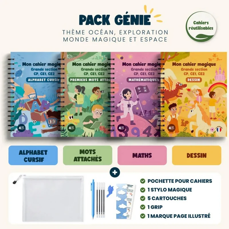 Cahiers d’écriture pour enfants