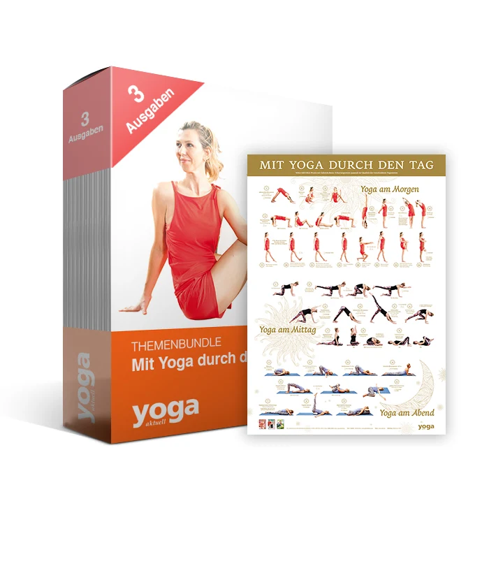 Mit Yoga durch den Tag + Poster A1 - 3er Bundle