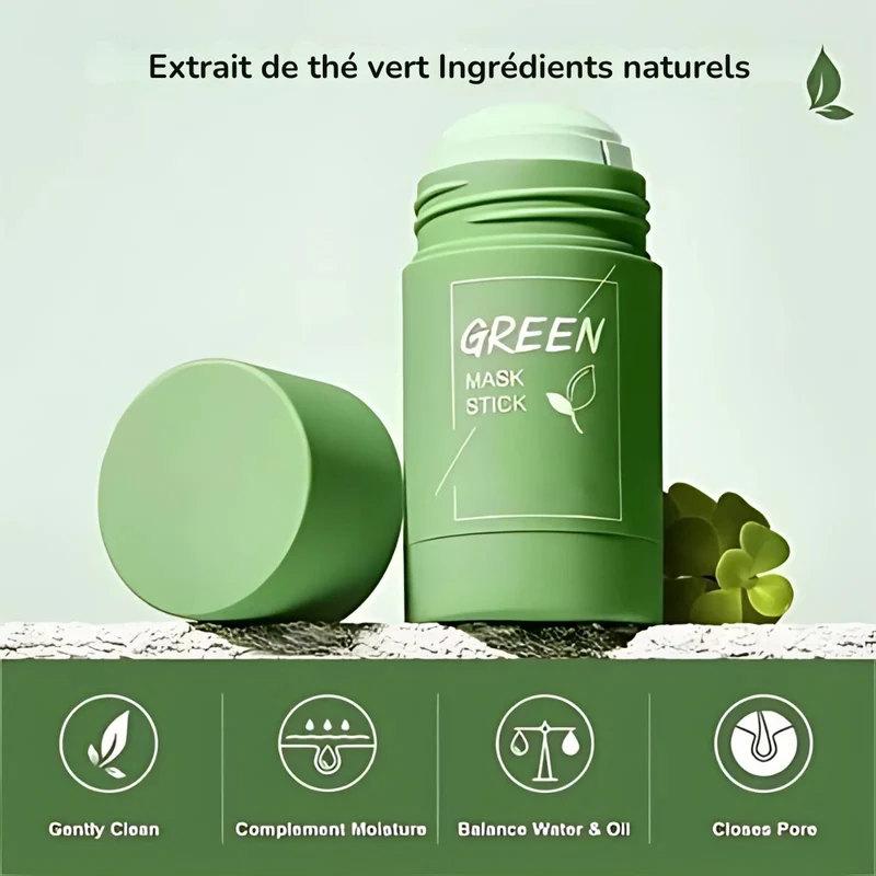 Green Mask Stick – Thé Vert & Pureté Instantanée
