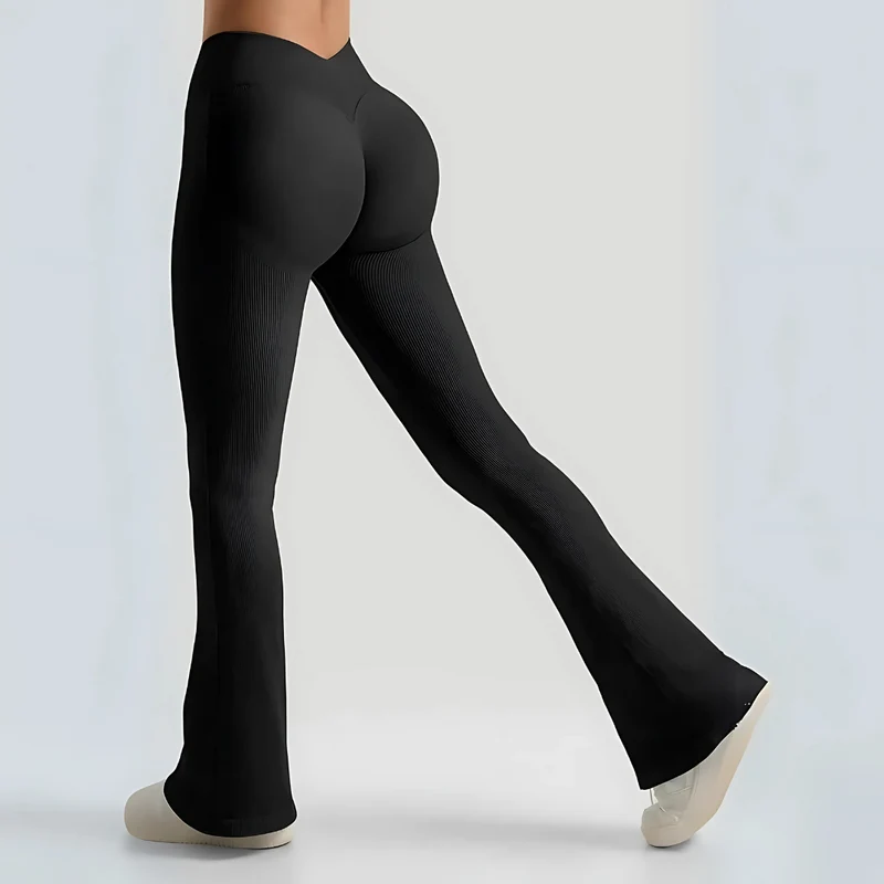 Leggings galbants à coupe évasée
