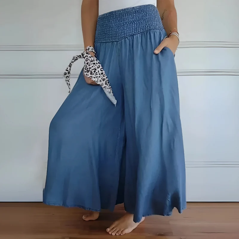 Pantalon jupe-culotte confortable