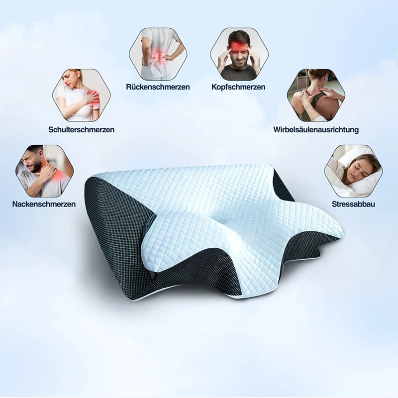 Oreiller ergonomique pour la nuque
