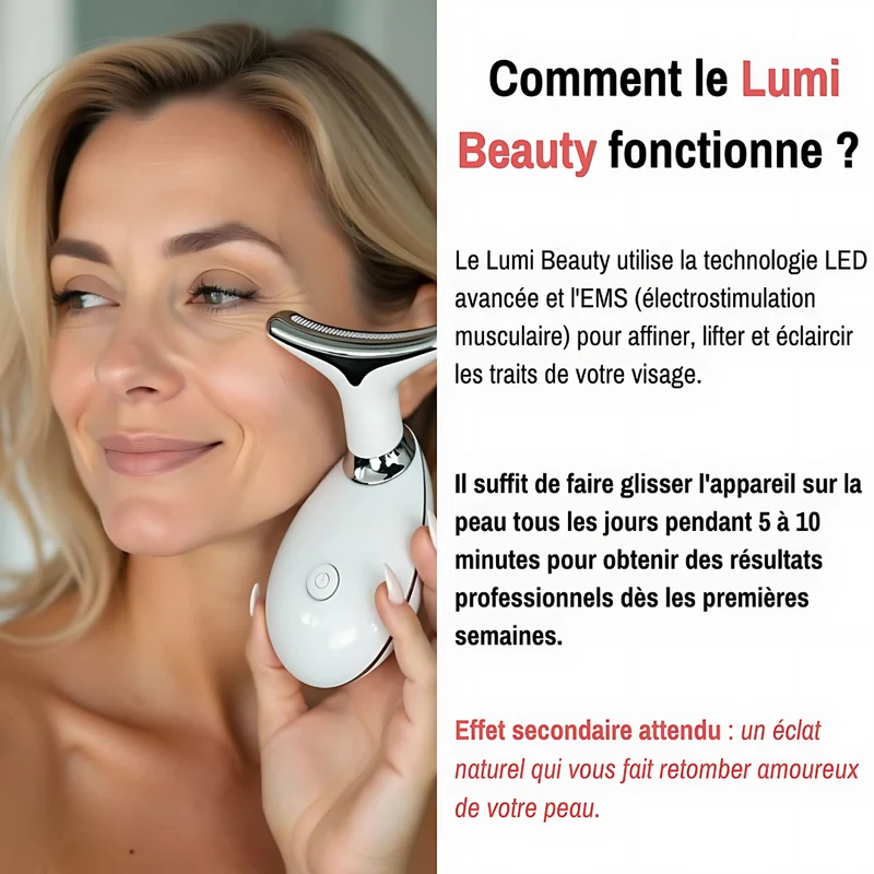 Appareil Anti-Âge Visage LED