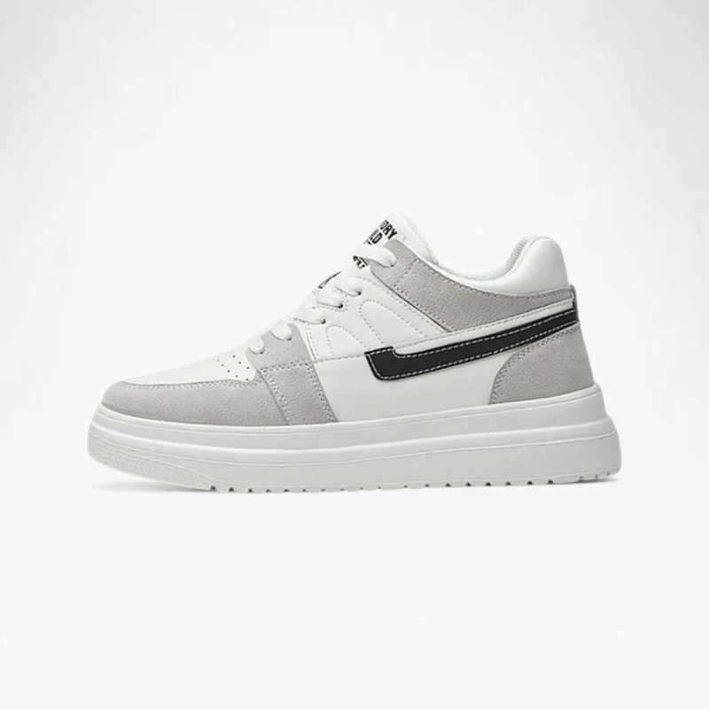 Baskets grises confort homme