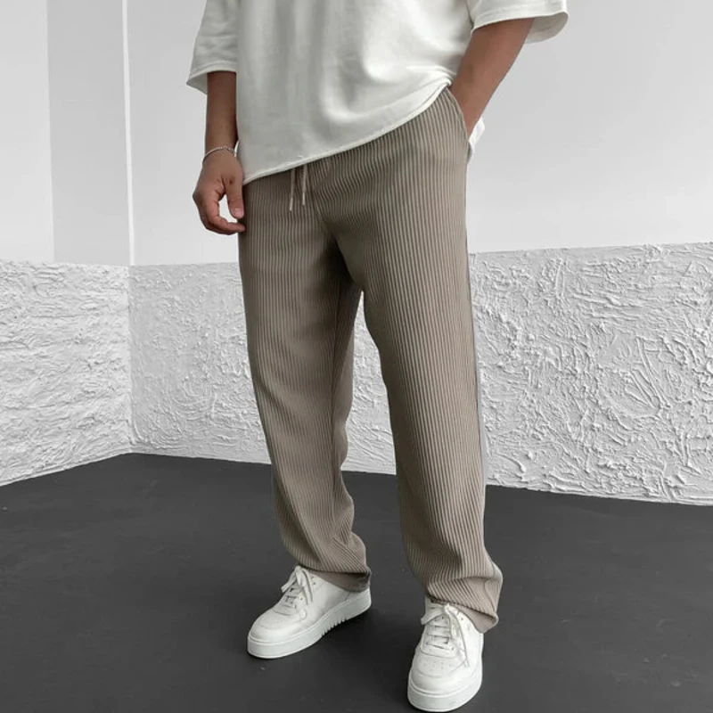 Pantalon côtelé décontracté homme