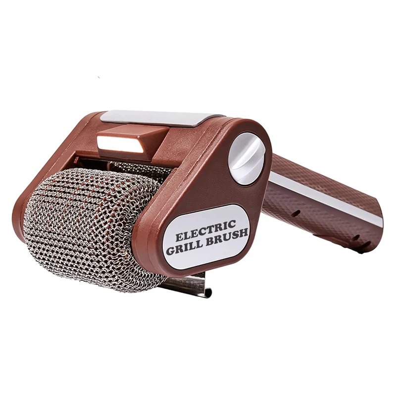 Brosse à gril avec réservoir à huile – 2-en-1 pour nettoyage & entretien