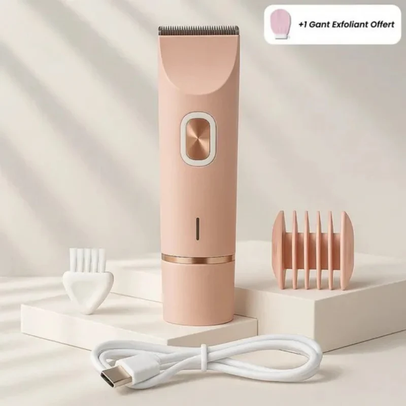Rasoir électrique 2-en-1 pour une peau lisse et sans irritation
