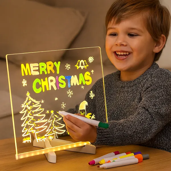 Tablette à dessin LED lumineuse pour enfants