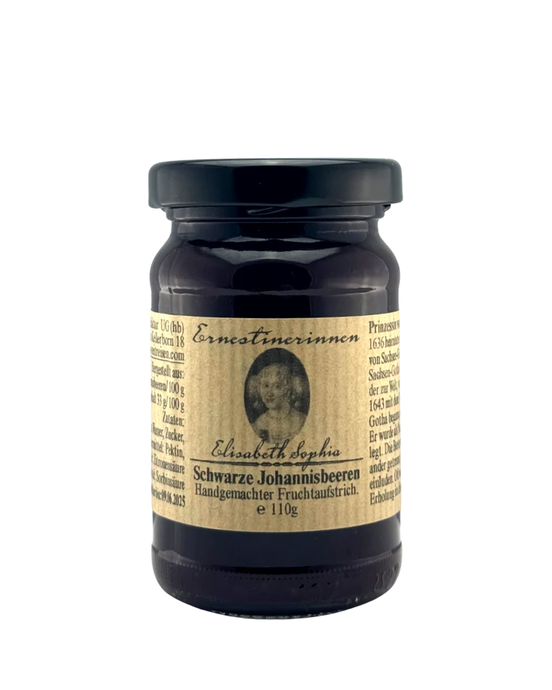 "Elisabeth Sophia" Schwarze Johannisbeeren Fruchtaufstrich