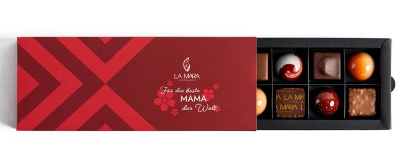 "FÜR DIE BESTE MAMA" 12ER PRALINENBOX