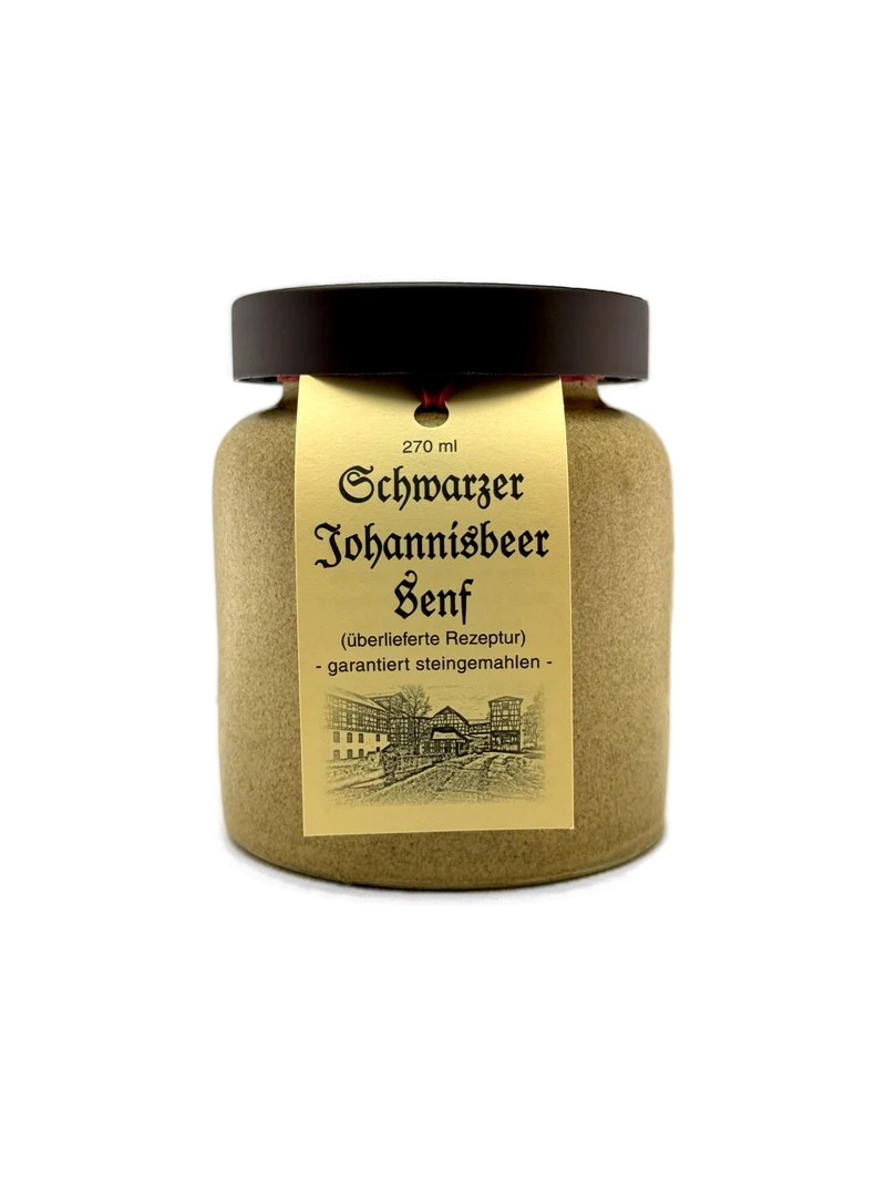 Schwarzer Johannisbeersenf