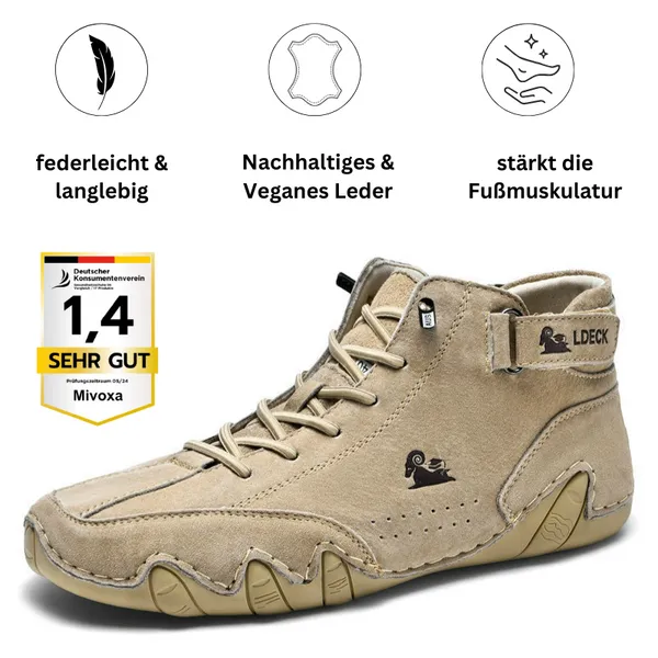 Chaussure ergonomique en cuir