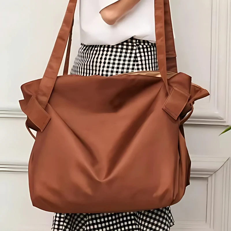 Sac de courses pliable avec fermeture éclair