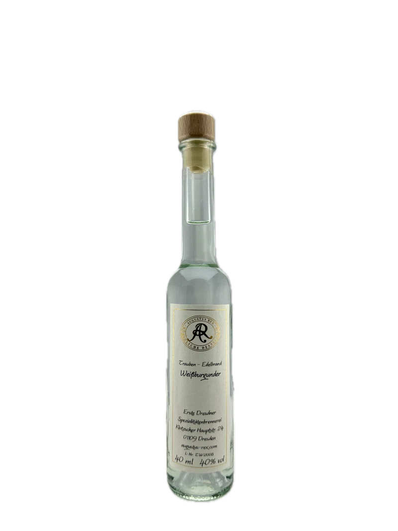 Weißburgunder, Trauben Edelbrand 40 ml (40% Vol.)