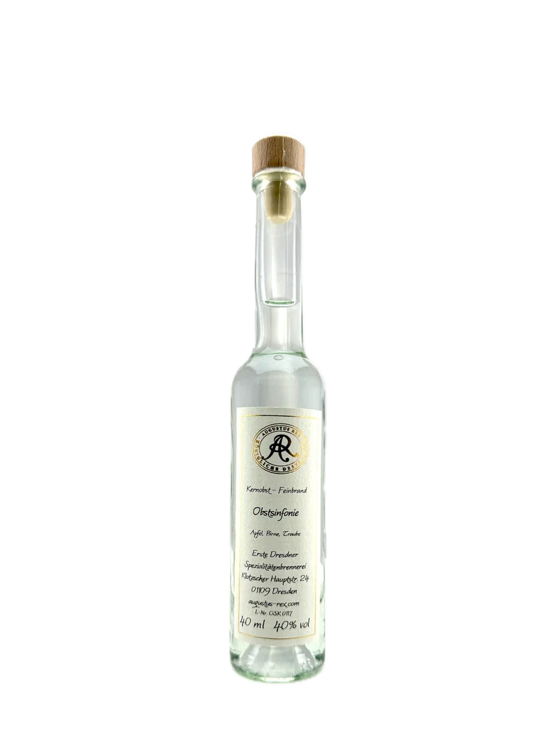 Obstsinfonie Apfel Birne Traube, Kernobst-Feinbrand 40 ml (40% Vol.)