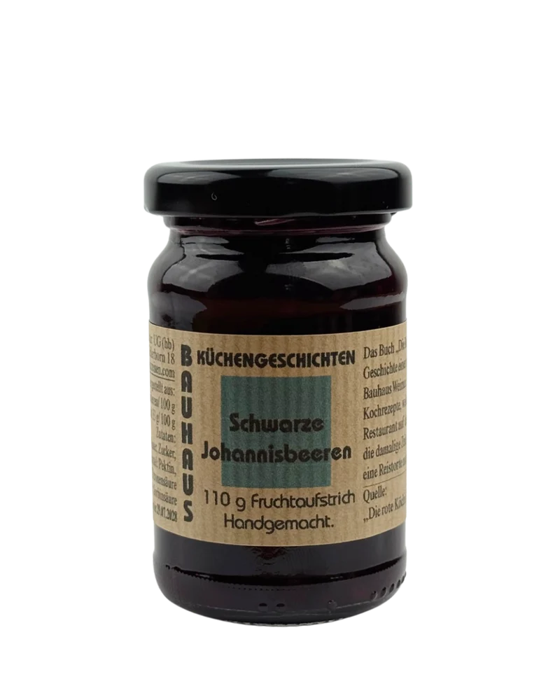 Bauhaus Küchengeschichten (schwarze Johannisbeere Fruchtaufstrich)