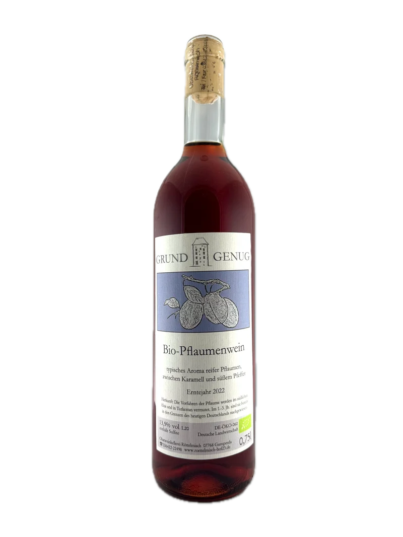Bio-Pflaumenwein (13,9 % Vol.)