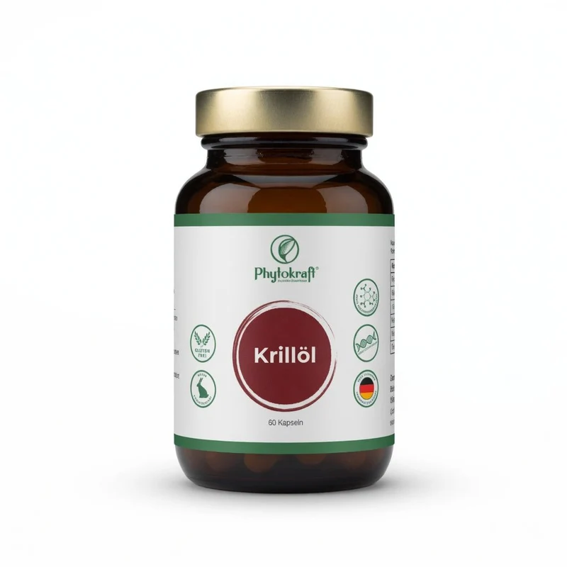 Omega 3 Krillöl Kapseln mit Astaxanthin
