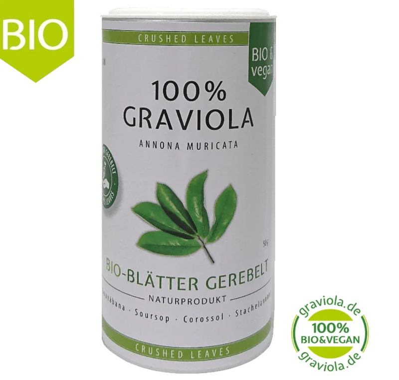 Graviola Bio Blätter gerebelt 50g Badezusatz