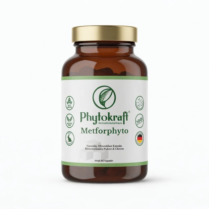 Metforphyto Olivenblattextrakt mit Carnitin, Chrom & Bittermelone