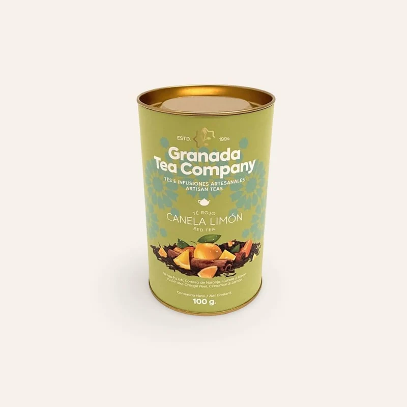 Zimt- und Zitronenroter Tee 100g | Al-Andalus-Tees
