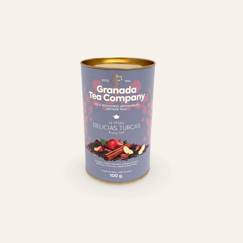 Türkischer Delight-Schwarztee 100 g | Tees aus Al-Andalus
