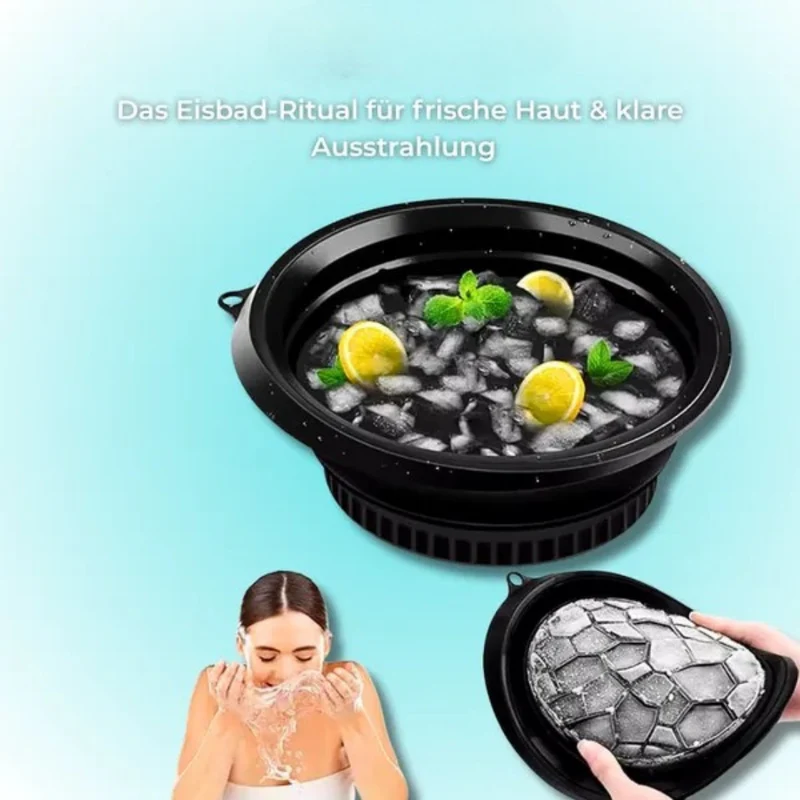 Bassin glacé pour le visage