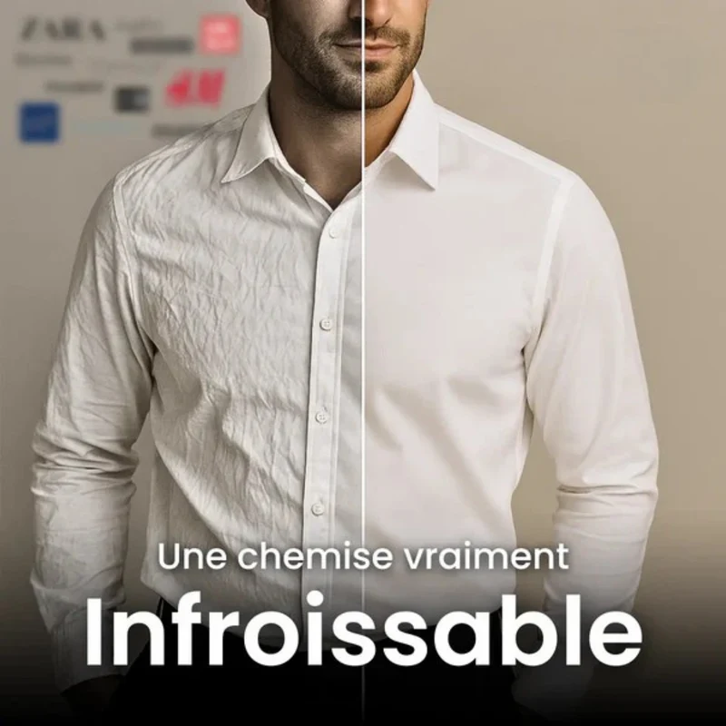 Chemise homme – respirante et sans repassage