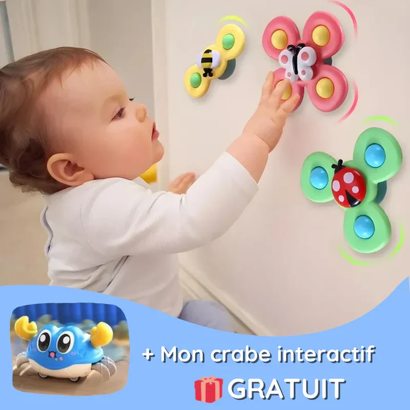 Tournibaby – Lot de 3 compagnons d’éveil