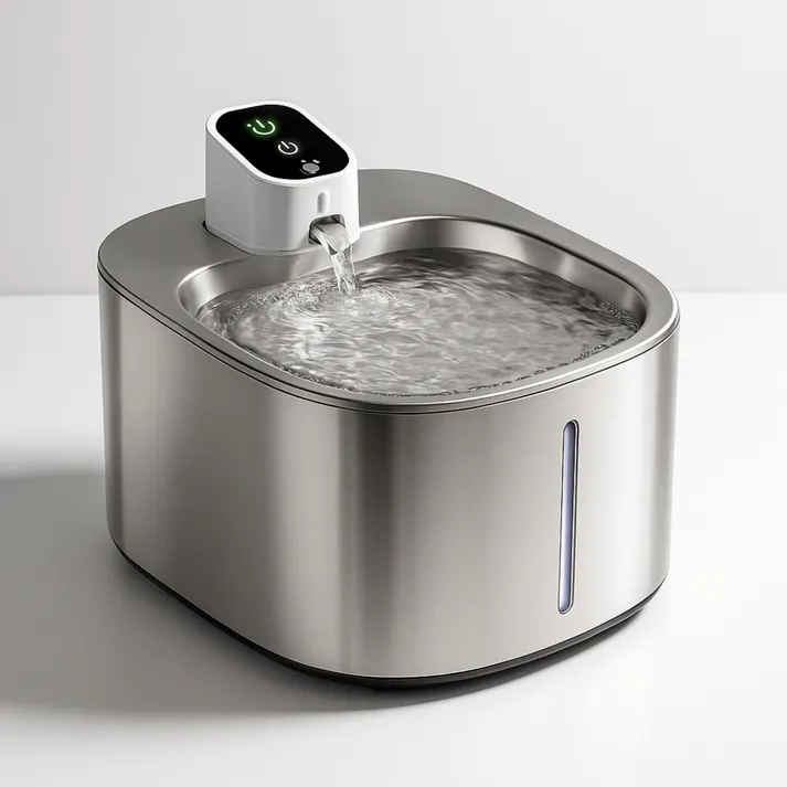 Fontaine à eau pour chats en inox
