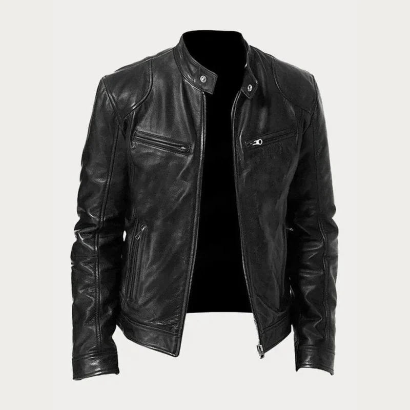 Blouson en cuir pour homme