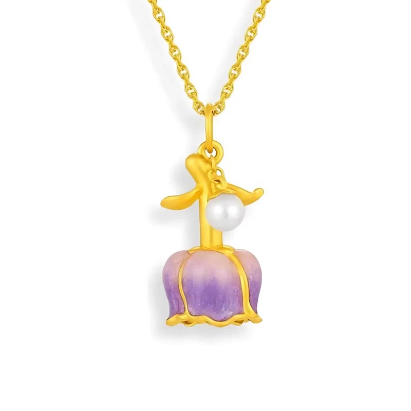 Collier Rose Élégant
