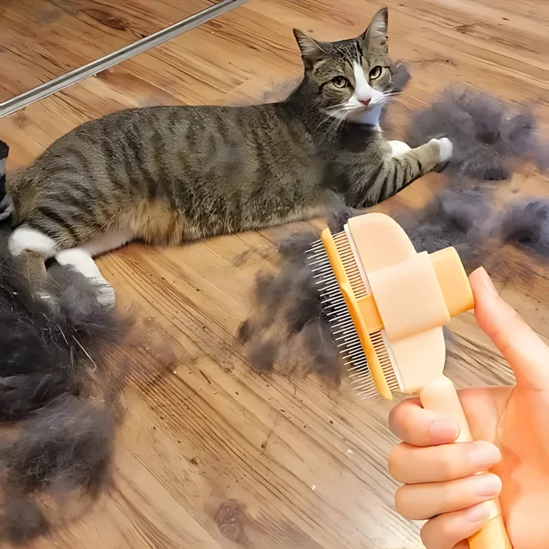Brosse anti-poils pour animaux